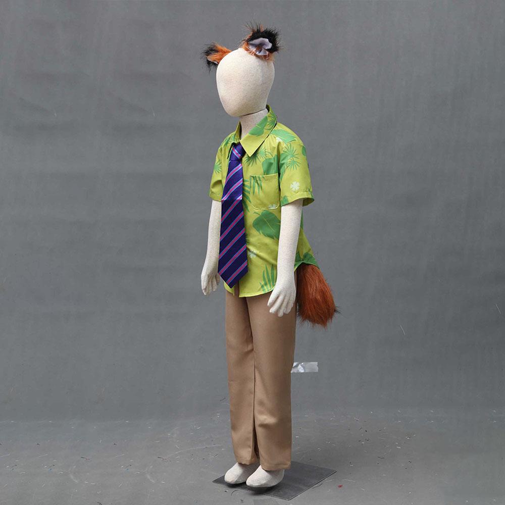 Zootopia Costume The Fox Nick Wilde Cosplay Set For Kids and Men – Jolly  Costume