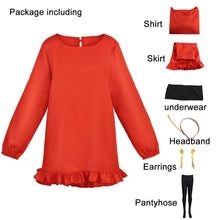 Load image into Gallery viewer, Women and Kids Spy x Family Costume Yor Forger Briar Cosplay Red Outfit with Accessories