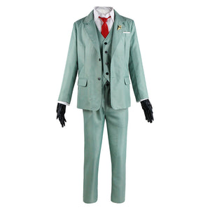 Anime Spy x Family Costume Loid Forger Cosplay full Suits with Accessories for Men and Kids