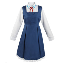 Load image into Gallery viewer, Spy x Family Costume Anya Forger Cosplay Navy Dress with Headdress Stockings for Women and Kids