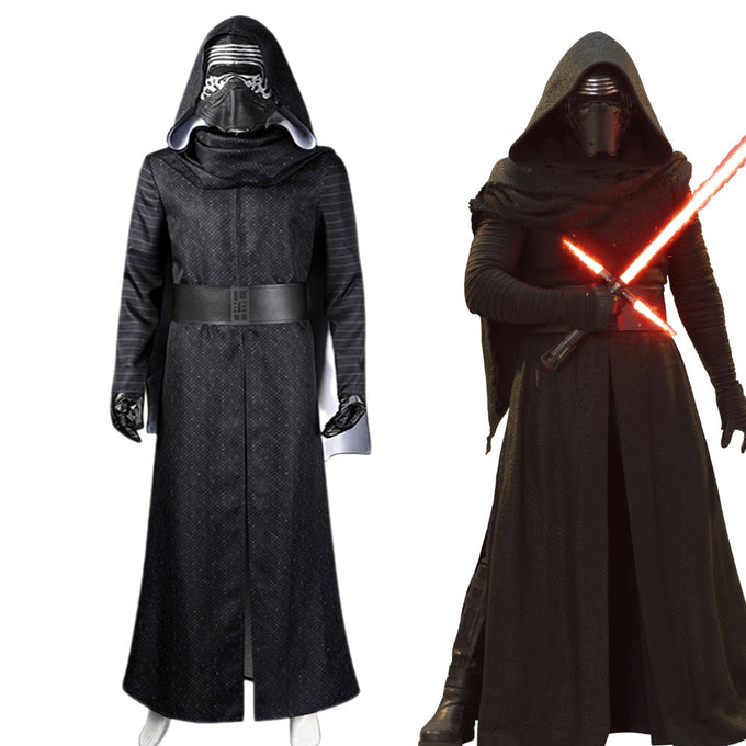 Star Wars The Force Awakens Jedi Killer Kylo Ren Cosplay Full Set For Adults Ben Solo costume