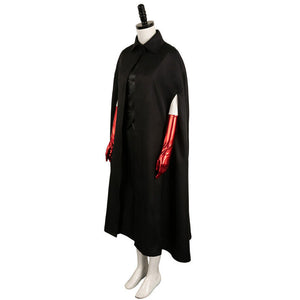 Beetlejuice 2024 Movie Catherine O’Hara Beetlejuice Black Cape With Red Gloves