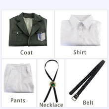 Load image into Gallery viewer, Unisex Attack On Titan Season 4 Costume Levi Eren Scout Regiment Cosplay Full Outfit