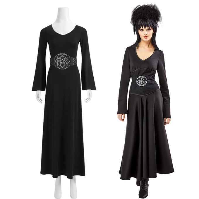 Women's Beetlejuice 2024 Movie Lydia Deetz Black Dress