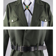 Load image into Gallery viewer, Unisex Attack On Titan Season 4 Costume Levi Eren Scout Regiment Cosplay Full Outfit