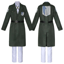 Load image into Gallery viewer, Unisex Attack On Titan Season 4 Costume Levi Eren Scout Regiment Cosplay Full Outfit