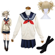 Load image into Gallery viewer, My Hero Academia League of Villains Himiko Toga Costume Uniform full Outfits With Wigs