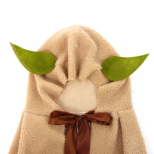 Kids Star Wars Costume Yoda Cosplay Tutu Dress Cape Suit for Halloween