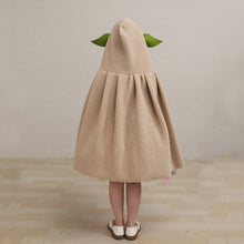 Load image into Gallery viewer, Kids Star Wars Costume Yoda Cosplay Tutu Dress Cape Suit for Halloween