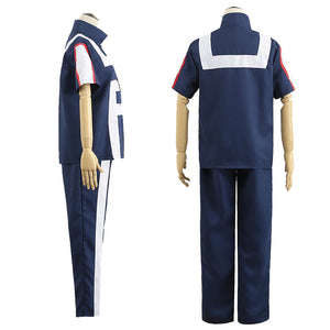 My Hero Academia Costume Kirishima Eijirou Training/Gym Cosplay Outfits With Wigs Unisex