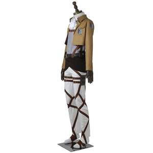 Anime Attack On Titan Costume Levi Ackerman Scout Regiment Cosplay Battle Full Outfits Costume for Men