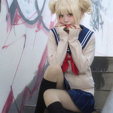 Load image into Gallery viewer, My Hero Academia League of Villains Himiko Toga Costume Uniform full Outfits With Wigs