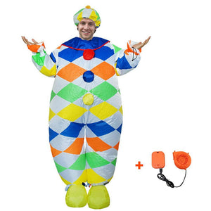 Inflatable 4 Kinds of Funny Joker Cosplay Costume Halloween Christmas Party For Adults