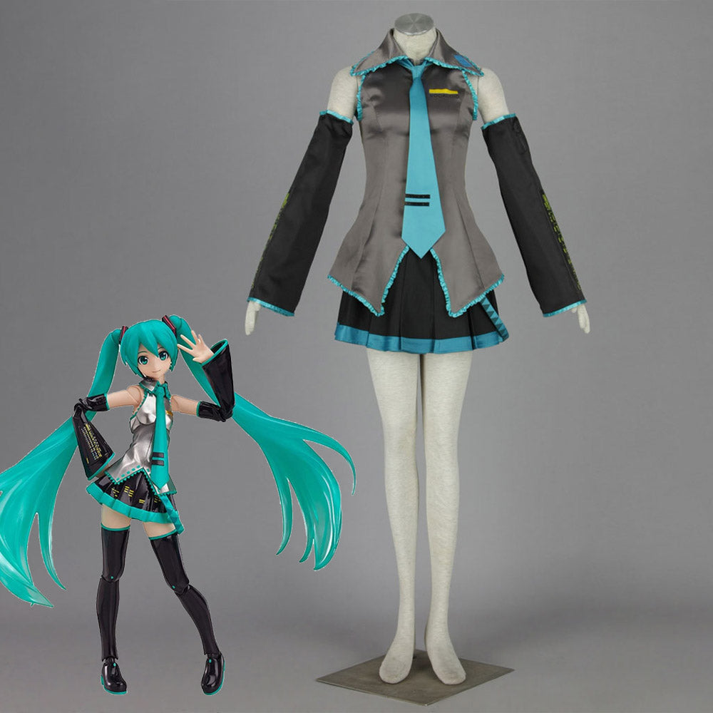 Vocaloid Costume Hatsune Miku Cosplay Set For Women and Kids – Jolly ...