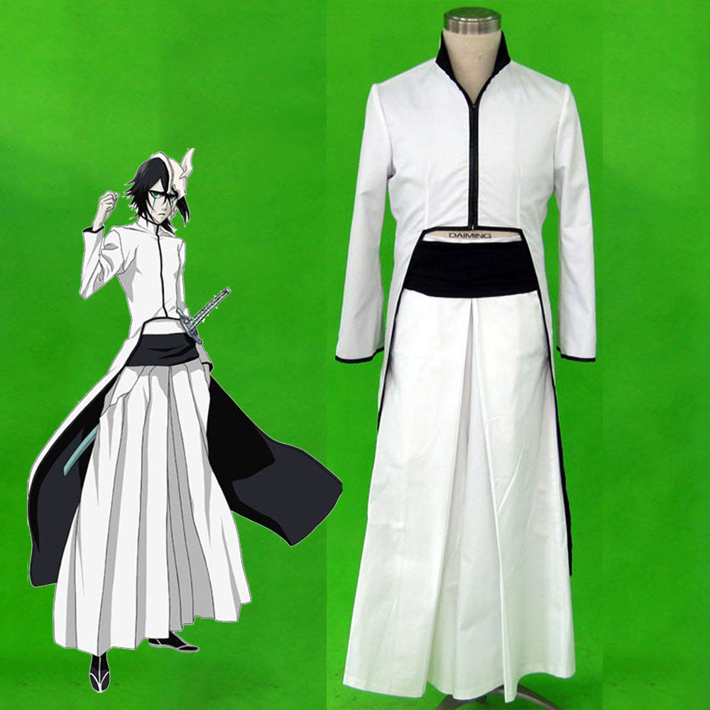 Men and Children Bleach Costume Ulquiorra Cifer Cosplay Full Outfit – Jolly  Costume