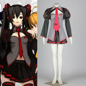 Vocaloid Costume Zatsune Miku Cosplay Set For Women and Kids