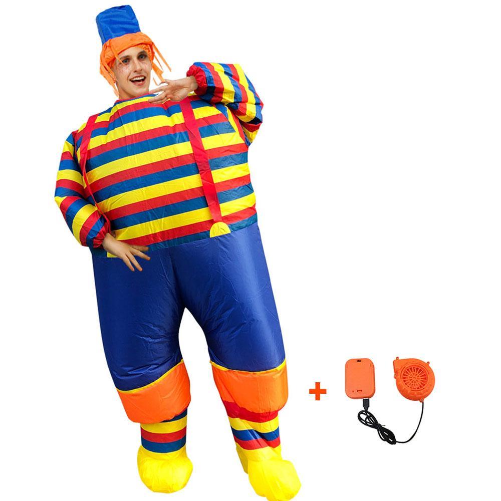 Inflatable 4 Kinds of Funny Joker Cosplay Costume Halloween Christmas Party For Adults