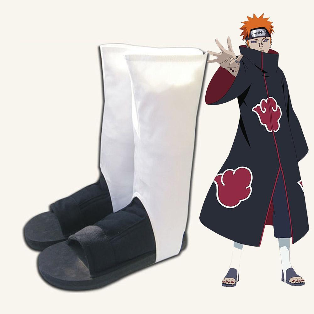 Naruto Naruto Shippuden Akatsuki Ninja Cosplay Shoes Jolly Costume