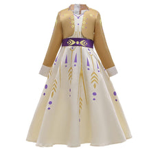 Load image into Gallery viewer, Kids Frozen Costume Princess Anna Cosplay Birthday or Party Dress With Accessories