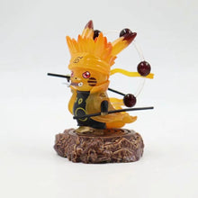 Load image into Gallery viewer, 10cm Naruto Figure Pikachu Cosplay Naruto Madara Sasuke Senju Hashirama Cute Figure Toys