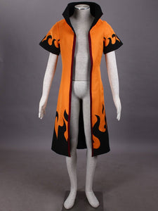 Anime Naruto Shippuden Uzumaki Naruto Sixth Generation Cosplay Costume Cloak