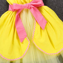 Load image into Gallery viewer, Kid&#39;s Beauty and the Beast Costume Princess Belle Costumes Cotton Yellow Dress With Accessories
