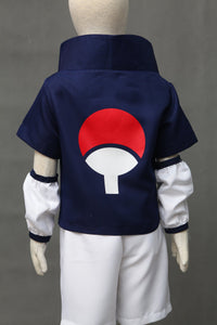 For Men and Children Anime Naruto Uchiha Sasuke Cosplay Whole Set